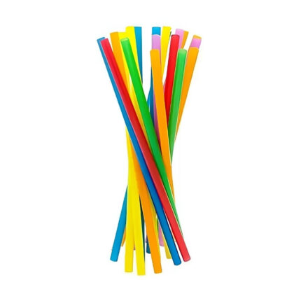 Cannucce colorate - 1000 pezzi - lunghe 21 cm