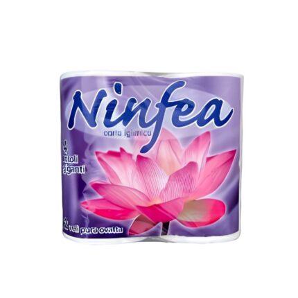 Carta igienica "ninfea" 10 confezioni da 4 rotoli