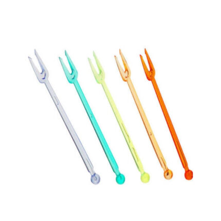 Forchette due punte colorate - 1000 pezzi