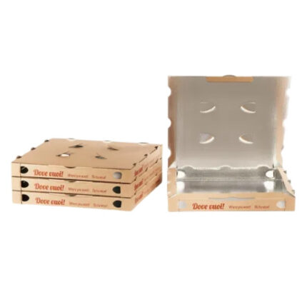 Cartone pizza in alluminio Americano - 33x33 - 90 pezzi