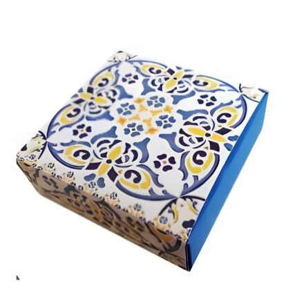 Scatole pastiera h7 stampa maioliche 25 pezzi - 31x31