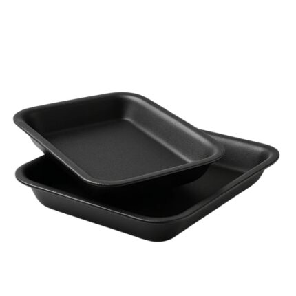 Vaschette in polistirolo xpe h86 nere - 720 pezzi