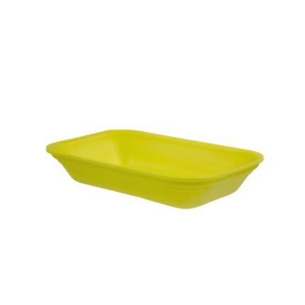 Vaschette in polistirolo xpe 73ep gialle - 500 pezzi